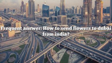 Frequent answer: How to send flowers to dubai from india?
