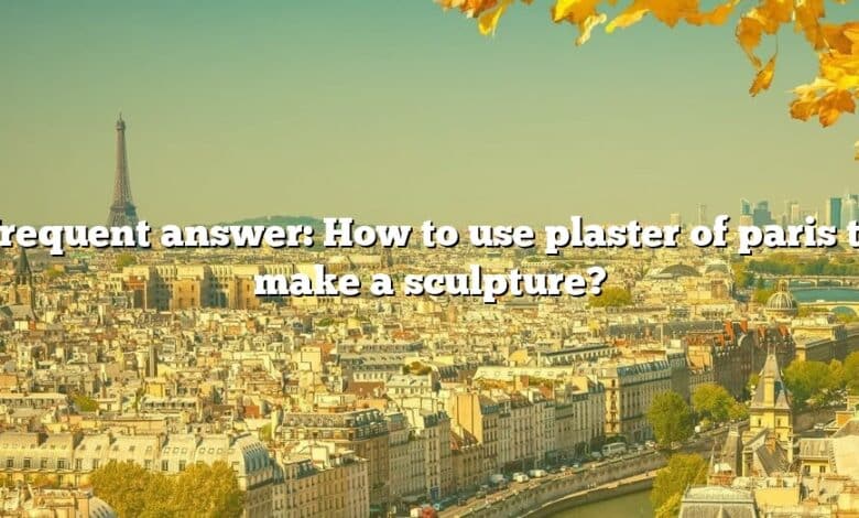 Frequent answer: How to use plaster of paris to make a sculpture?
