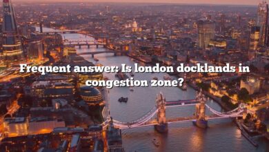 Frequent answer: Is london docklands in congestion zone?