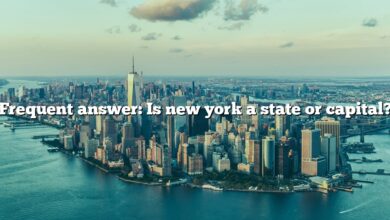 Frequent answer: Is new york a state or capital?