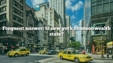 Frequent answer: Is new york commonwealth state?