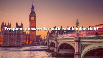 Frequent answer: Is south east london rich?