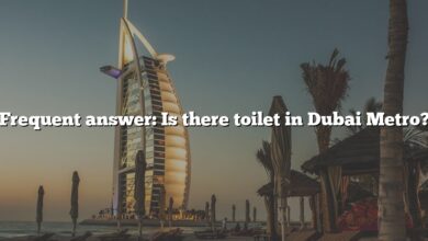 Frequent answer: Is there toilet in Dubai Metro?