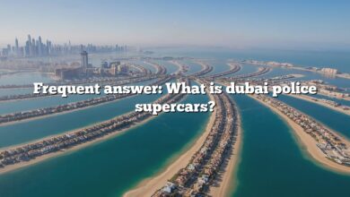 Frequent answer: What is dubai police supercars?