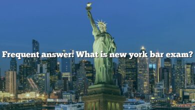 Frequent answer: What is new york bar exam?