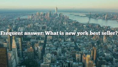 Frequent answer: What is new york best seller?