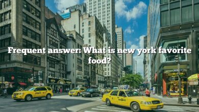 Frequent answer: What is new york favorite food?