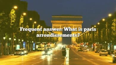 Frequent answer: What is paris arrondissements?