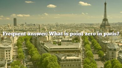 Frequent answer: What is point zero in paris?