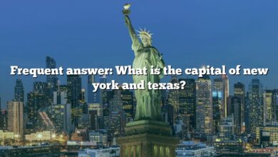 Frequent answer: What is the capital of new york and texas?