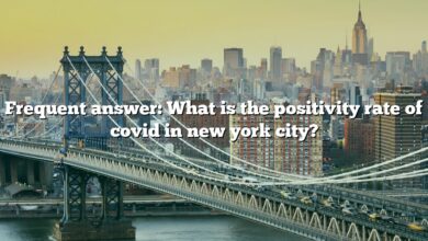 Frequent answer: What is the positivity rate of covid in new york city?