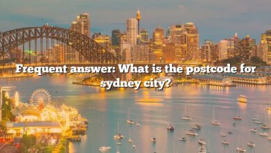 Frequent answer: What is the postcode for sydney city?