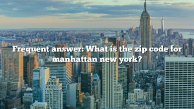 Frequent answer: What is the zip code for manhattan new york?