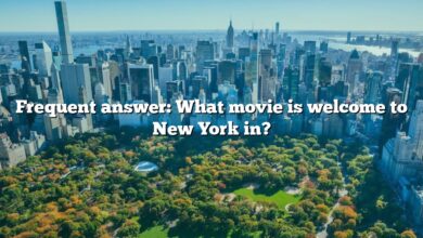 Frequent answer: What movie is welcome to New York in?