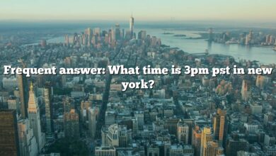 Frequent answer: What time is 3pm pst in new york?