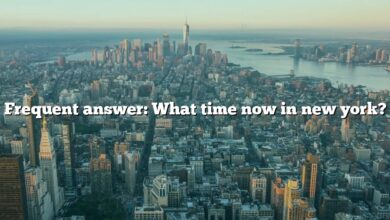 Frequent answer: What time now in new york?
