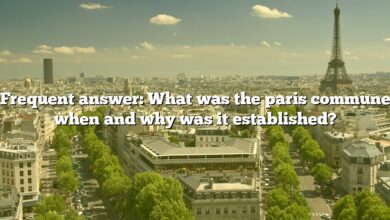 Frequent answer: What was the paris commune when and why was it established?