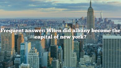 Frequent answer: When did albany become the capital of new york?