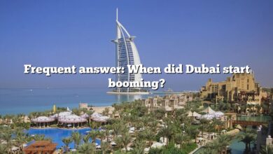 Frequent answer: When did Dubai start booming?