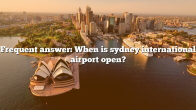 Frequent answer: When is sydney international airport open?