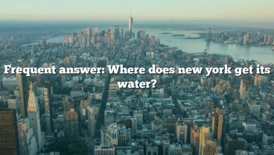 Frequent answer: Where does new york get its water?