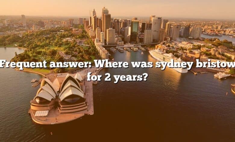 Frequent answer: Where was sydney bristow for 2 years?
