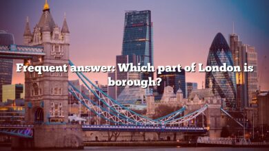 Frequent answer: Which part of London is borough?