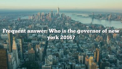 Frequent answer: Who is the governor of new york 2016?