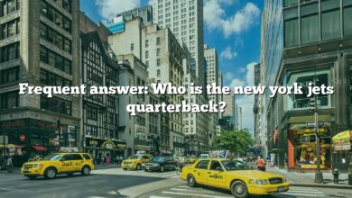 Frequent answer: Who is the new york jets quarterback?