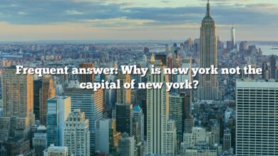 Frequent answer: Why is new york not the capital of new york?