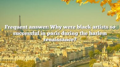 Frequent answer: Why were black artists so successful in paris during the harlem renaissance?