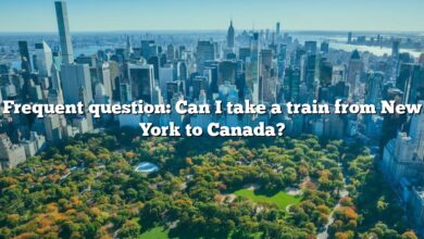 Frequent question: Can I take a train from New York to Canada?