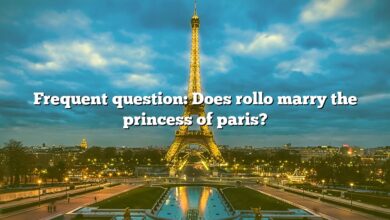 Frequent question: Does rollo marry the princess of paris?