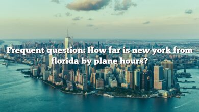 Frequent question: How far is new york from florida by plane hours?