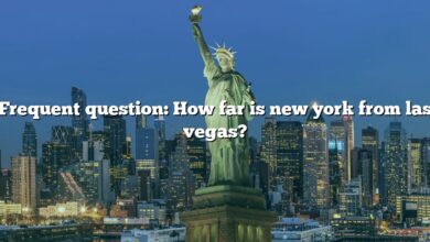 Frequent question: How far is new york from las vegas?