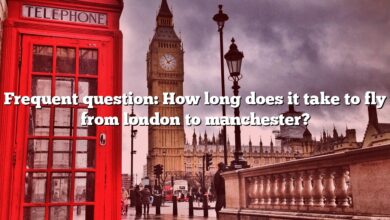 Frequent question: How long does it take to fly from london to manchester?