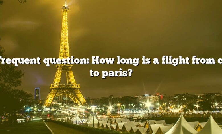 Frequent question: How long is a flight from ct to paris?