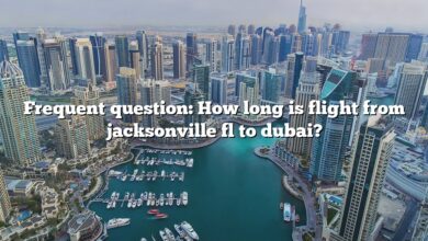 Frequent question: How long is flight from jacksonville fl to dubai?