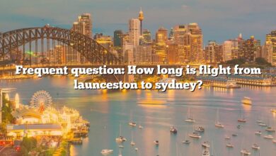 Frequent question: How long is flight from launceston to sydney?