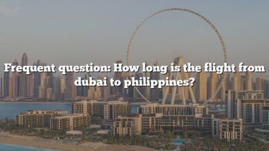 Frequent question: How long is the flight from dubai to philippines?
