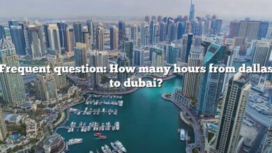 Frequent question: How many hours from dallas to dubai?
