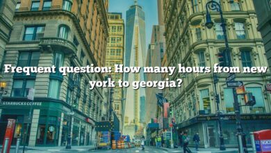 Frequent question: How many hours from new york to georgia?