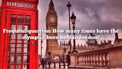 Frequent question: How many times have the olympics been held in london?