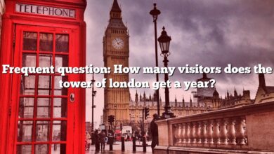 Frequent question: How many visitors does the tower of london get a year?