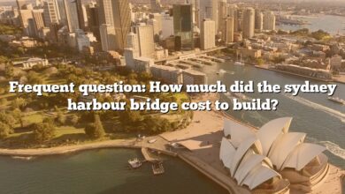 Frequent question: How much did the sydney harbour bridge cost to build?