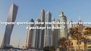 Frequent question: How much does it cost to send a package to dubai?