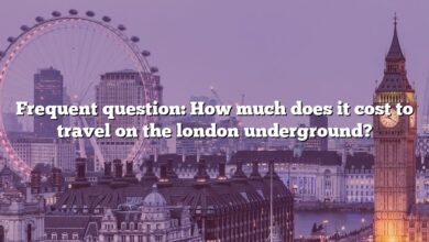 Frequent question: How much does it cost to travel on the london underground?