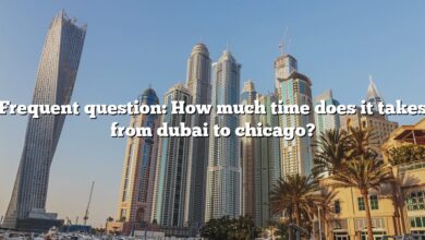 Frequent question: How much time does it takes from dubai to chicago?