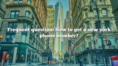 Frequent question: How to get a new york phone number?