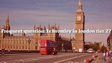 Frequent question: Is bromley in london tier 2?